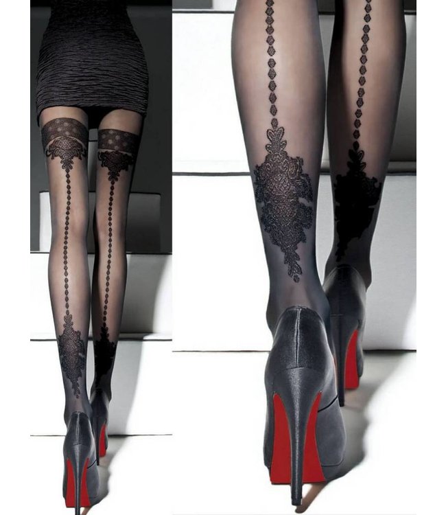 FIORE Apriel 40 panty met kousen effect