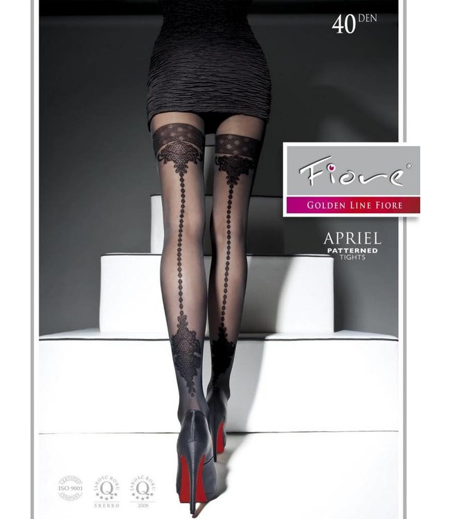 FIORE Apriel 40 panty met kousen effect