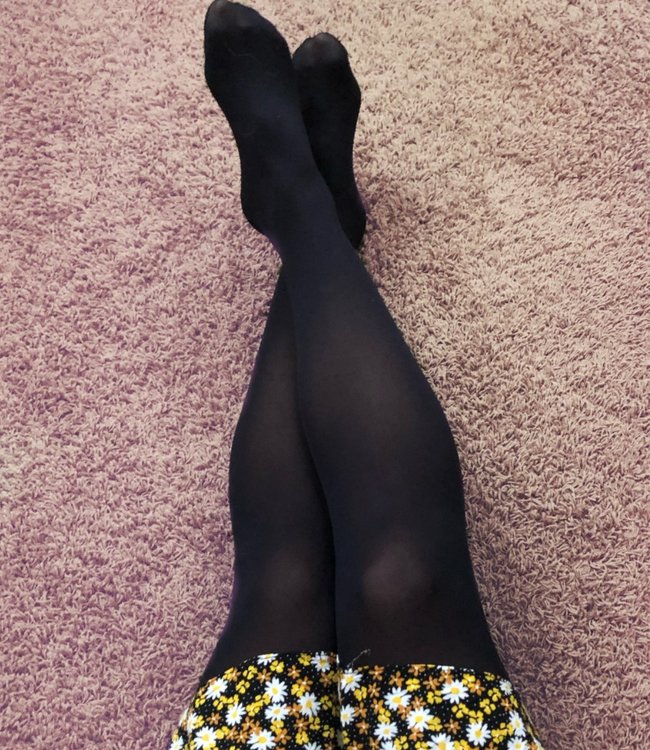 MARILYN Vita Bassa 50 zwarte panty met plakstrip