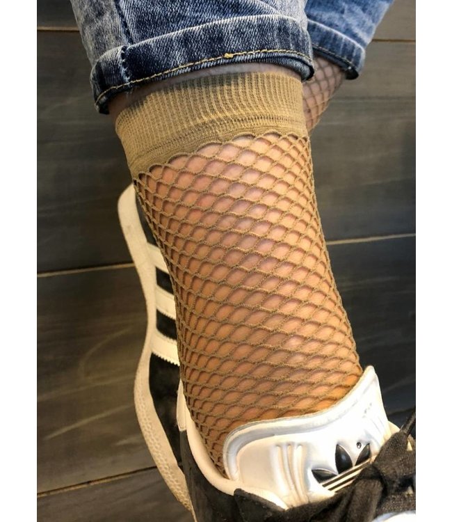 MARIANNE Kiki witte visnetsokjes