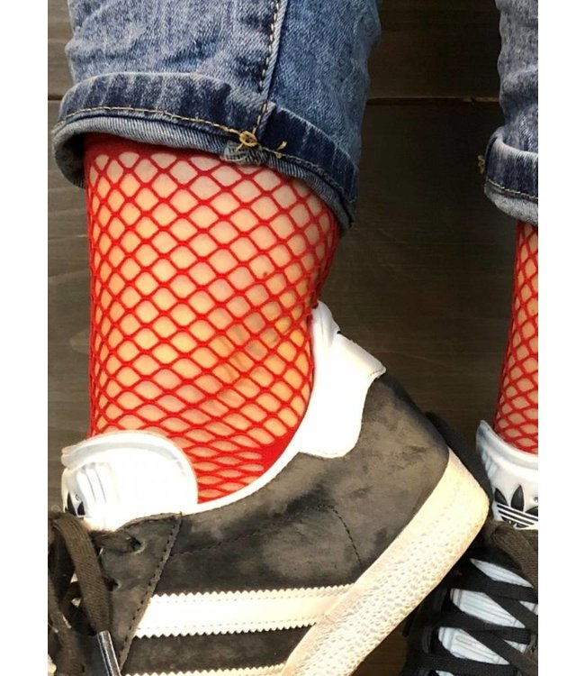 MARIANNE Kiki witte visnetsokjes