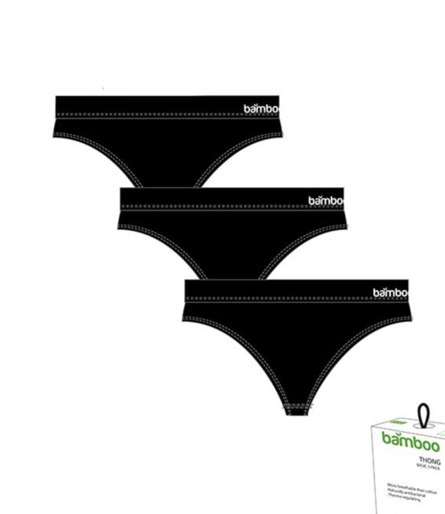 APOLLO Bamboo Ladies string | 3 paar
