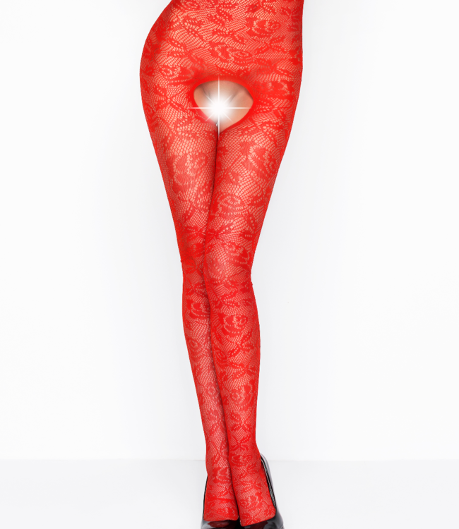 PASSION Naomi visnet catsuit rood