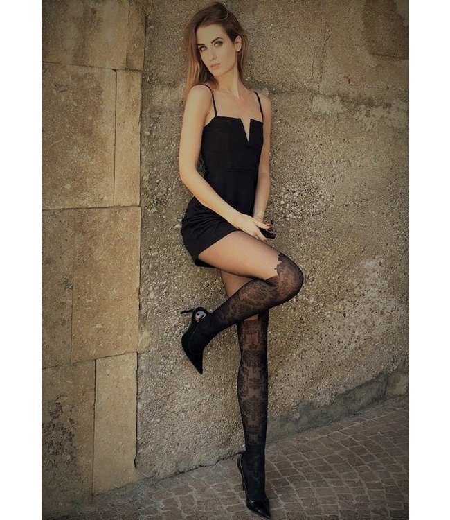 FIORE Taya 20 zwarte suspenderpanty