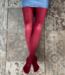 Roza 60 denier, wijnrode panty - Foto 2 Soshin