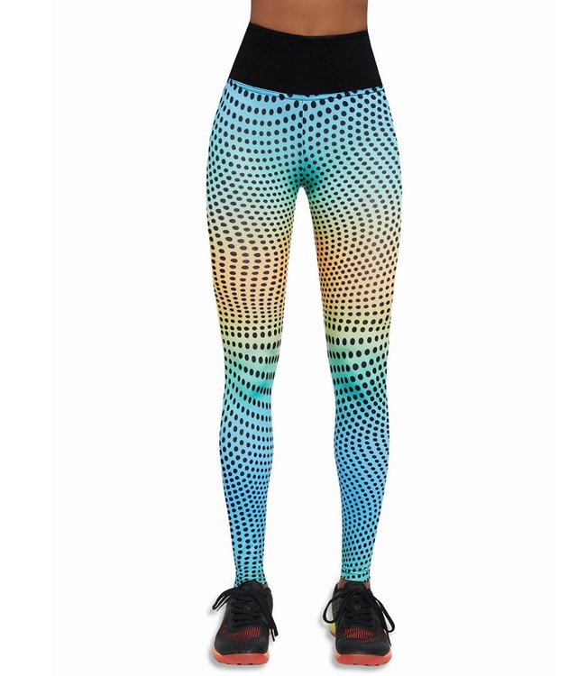 Wave gekleurde sportlegging - Foto 1 Soshin