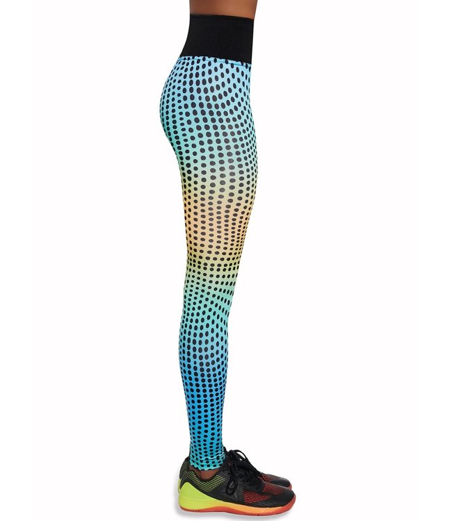 BAS BLEU Wave gekleurde sportlegging