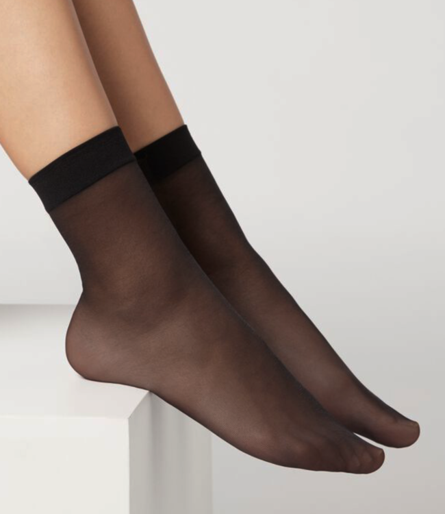 GIULIA 2x Easy 15 huidkleurige pantysokjes