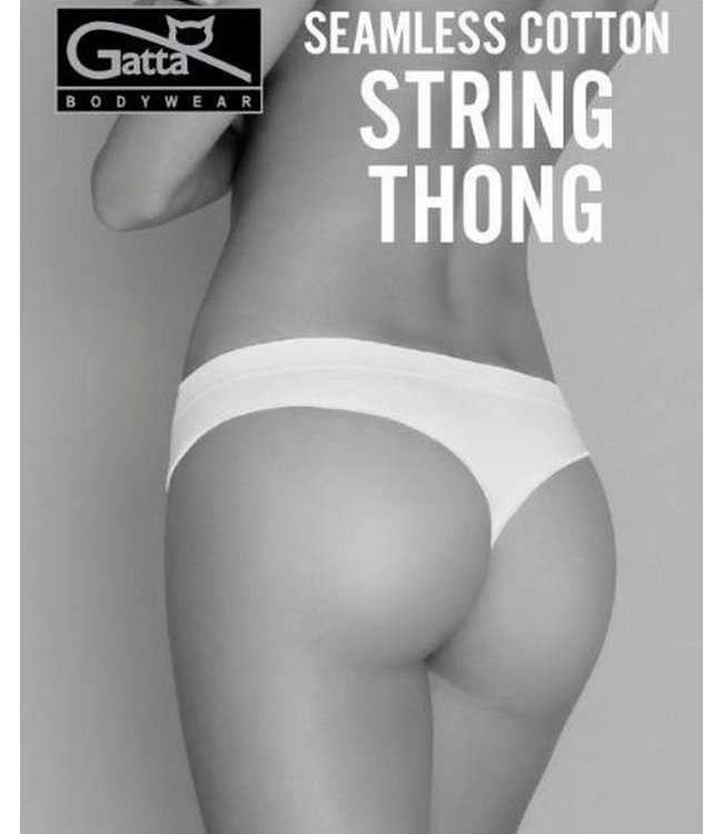 GATTA Seamless Cotton huidkleur, naadloze string