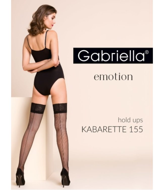 Kabarette zwarte fishnet naadkousen - Foto 2 Soshin