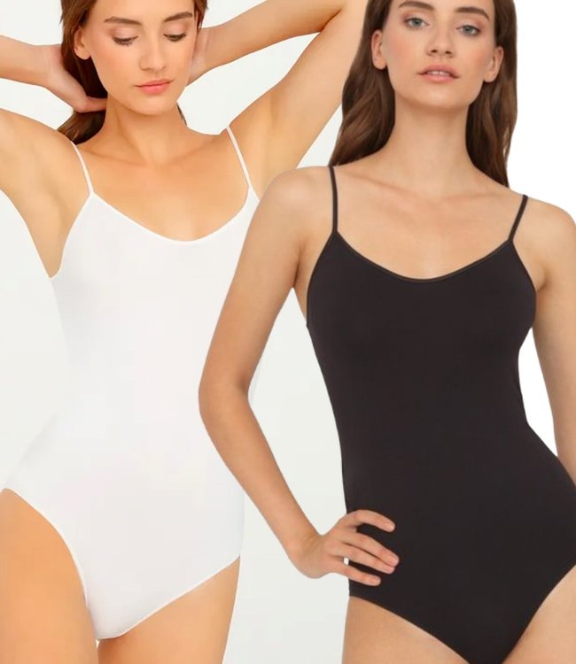 GATTA Camisole seamless body zwart