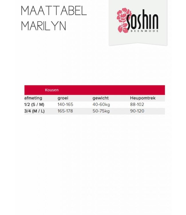 MARILYN Coco Vena 15 zwarte stay up kousen