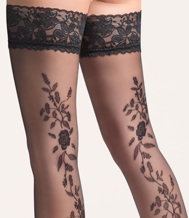 GABRIELLA Vera 20 zwarte stay ups kousen