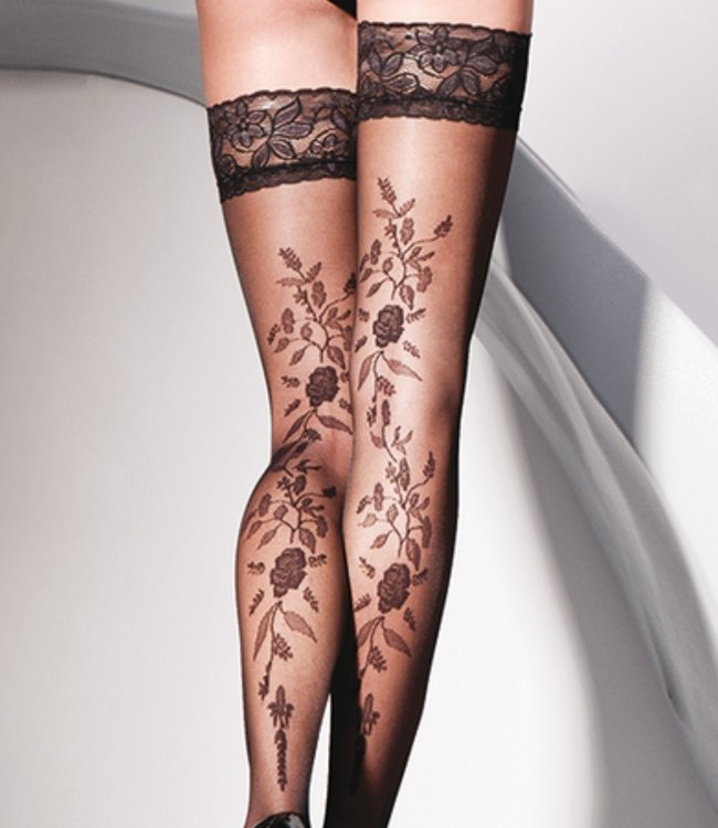 GABRIELLA Vera 20 zwarte stay ups kousen