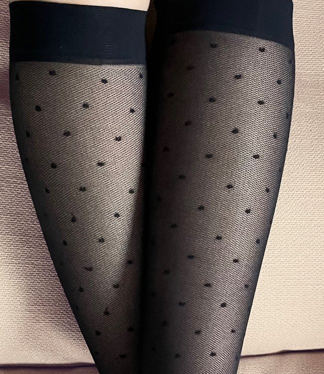 MARIANNE Petit Points kniekousen met stippen