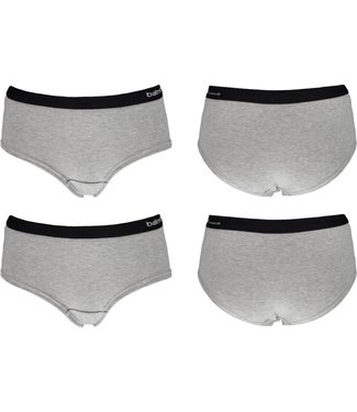 APOLLO 2 stuks Bamboo Ladies hipster Grijs