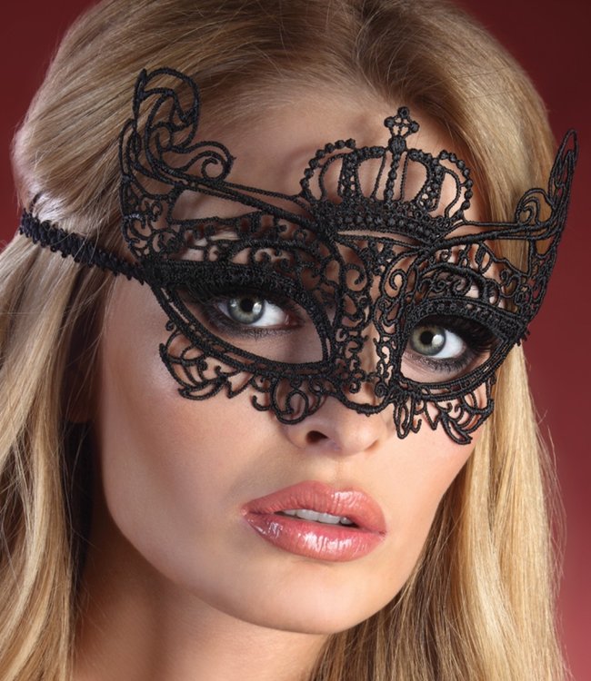LIVIA CORSETTI Volterra zwart, kanten oogmasker