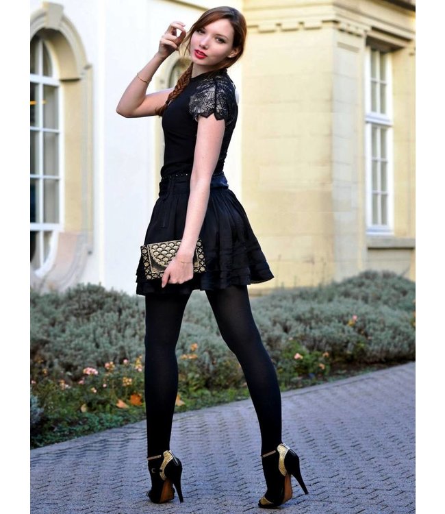 MARIANNE Eva zwarte, katoenen maillot