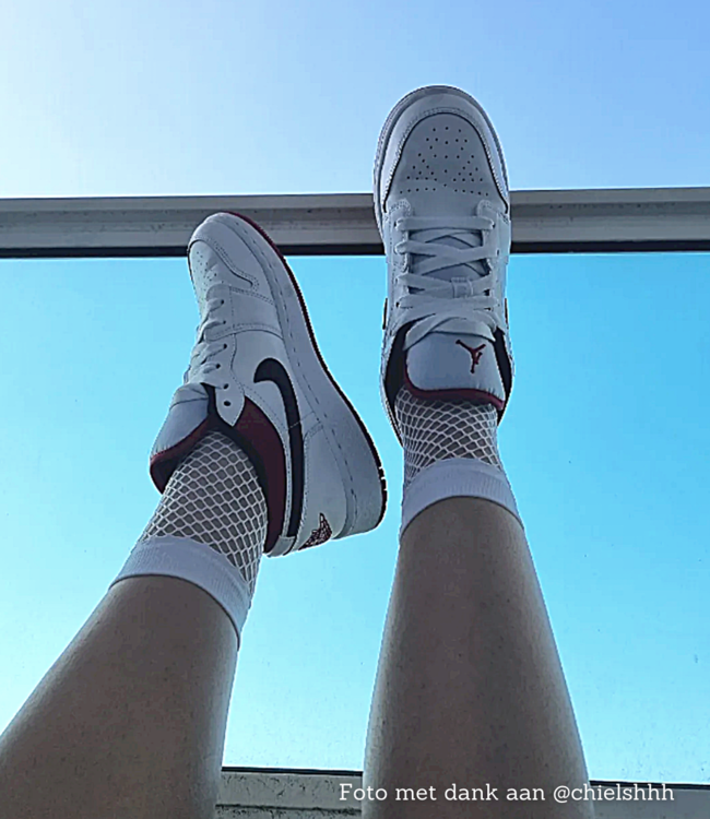 MARIANNE Kiki witte visnetsokjes