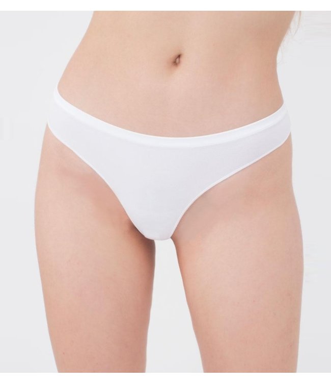 GIULIA Invisible witte, ultrazachte string