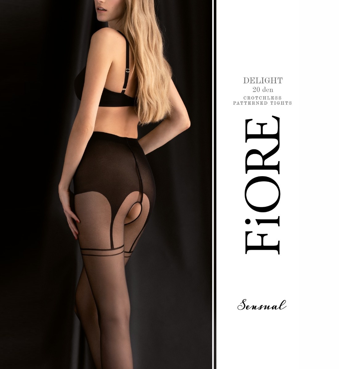Leg Avenue Damespanty, zwart, bloemen, Eén Maat