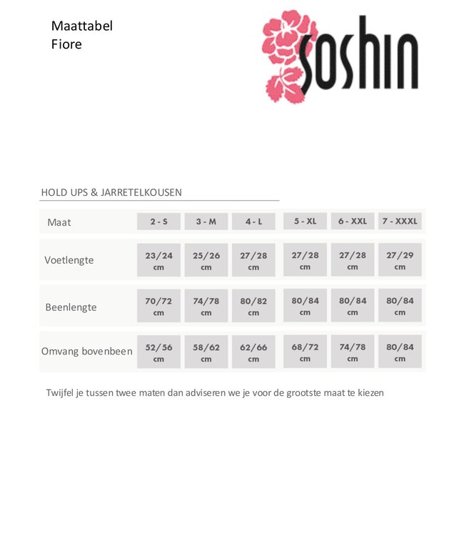 FIORE Femme Fatale naadkousen zwart