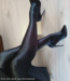 Black Brilliant zwarte stretchpanty - Foto 5 Soshin