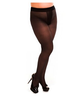 GLAMORY Ouvert 20 plussize open kruis panty