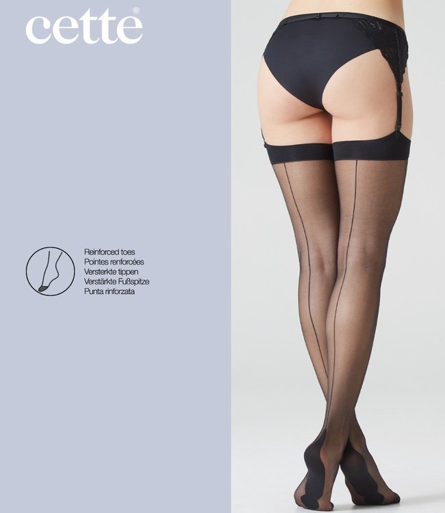 CETTE Berlin 15 nylonkousen met naad