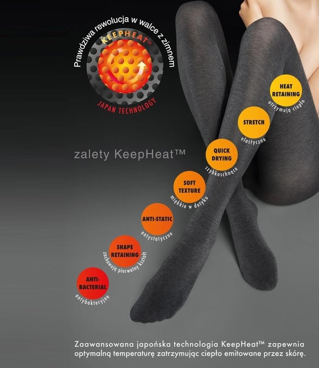 Keep Heat dunne thermopanty zwart - Foto 2 Soshin