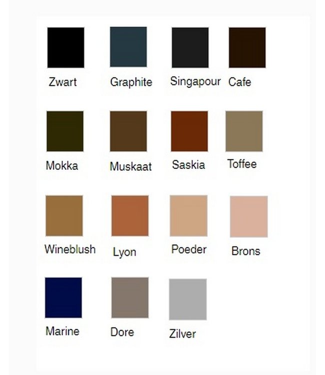 MARIANNE Beautiful Satin 15 donkere huid panty