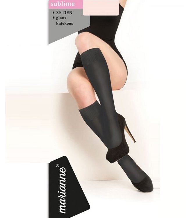 MARIANNE Kate 35 huidkleur kniekousen Muskaat