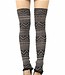 Ruby zwart met bruine overknees - Foto 2 Soshin
