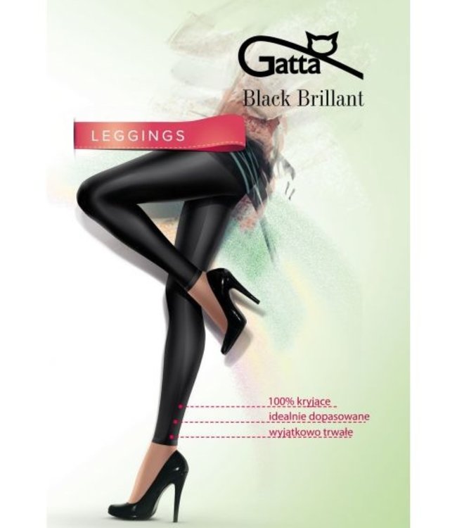 GATTA Black Brilliant shiny legging black