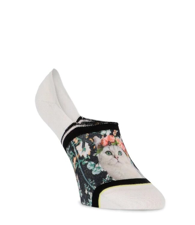 XPOOOS Georgie witte sneakersokken