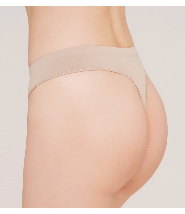 Invisible zwarte, ultrazachte string - Foto 5 Soshin
