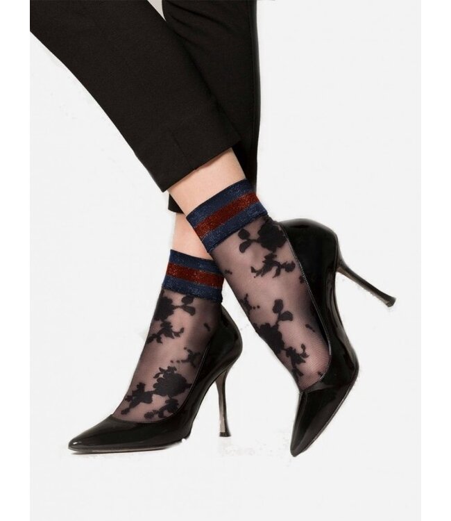 MARCMARCS Elegant Glitter zwarte glittersokken