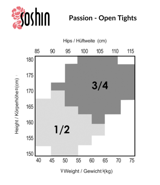 PASSION Montreal open kruis panty in 2 kleuren