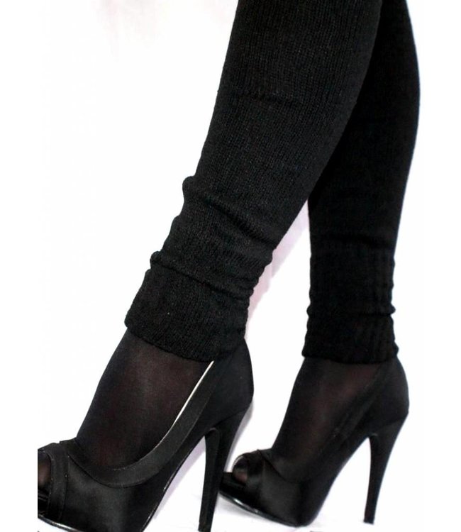 APOLLO Touareg zwarte overknees sokken