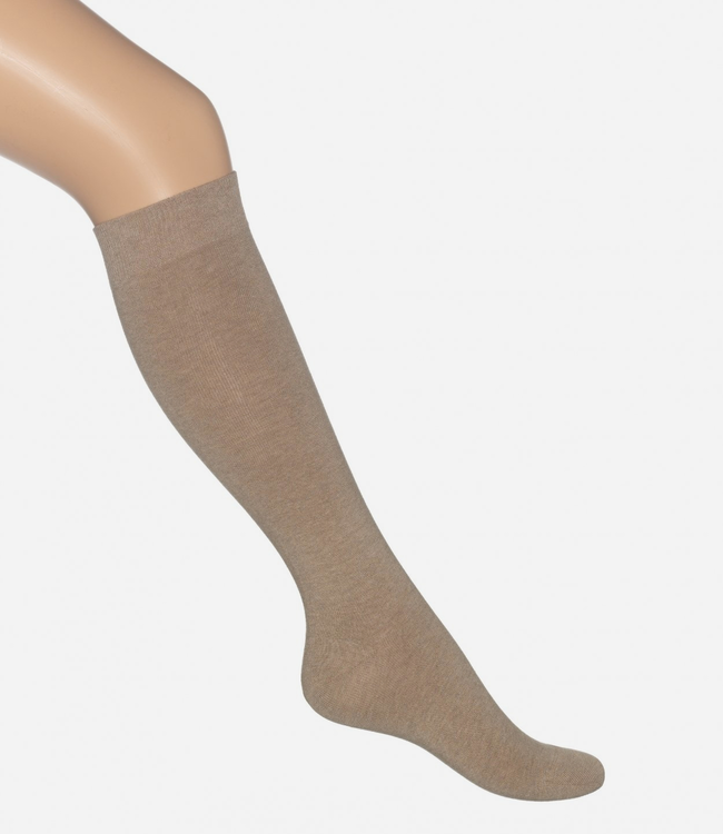 BONNIE DOON Cotton zachte, katoenen kniekousen