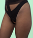Intimo 20 zwarte open kruis panty - Foto 6 Soshin