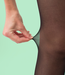 Intimo 20 zwarte open kruis panty - Foto 7 Soshin