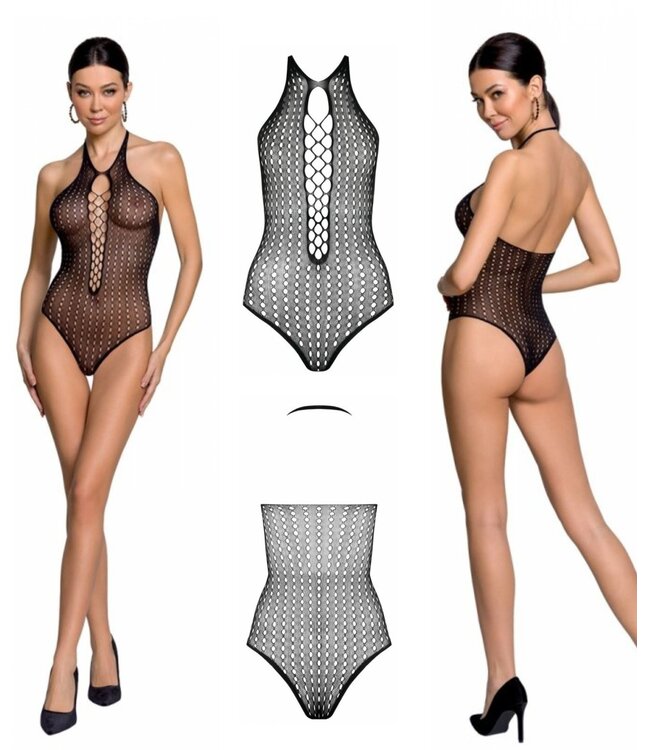 PASSION Ella Ella zwarte netbody