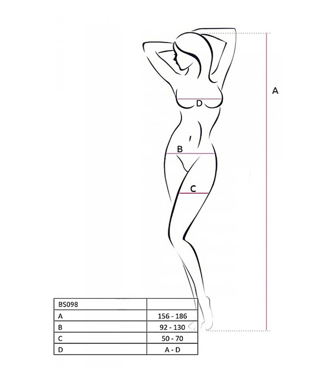 PASSION Jupiter zwarte bodystocking