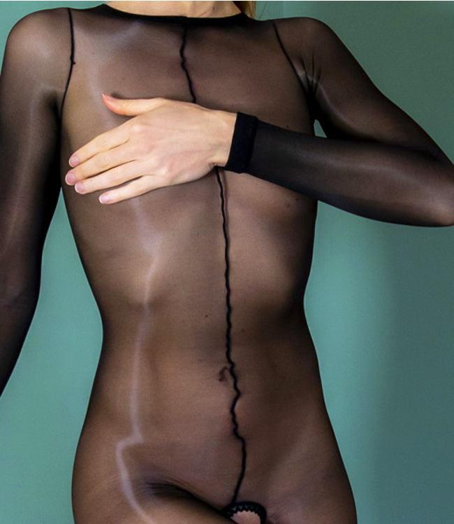 SOSHIN Prahay nylon catsuit zonder kruisje