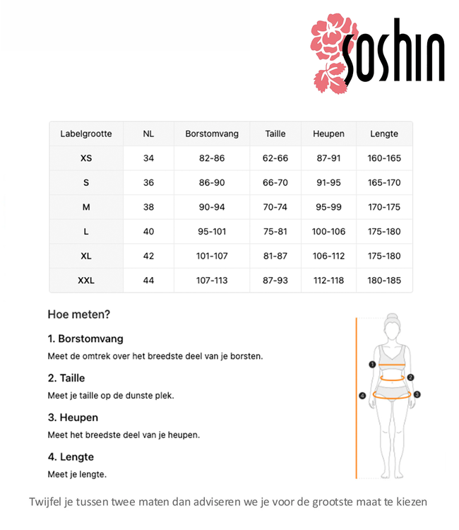 Sheer Love gladde nylon body zwart - Foto 3 Soshin
