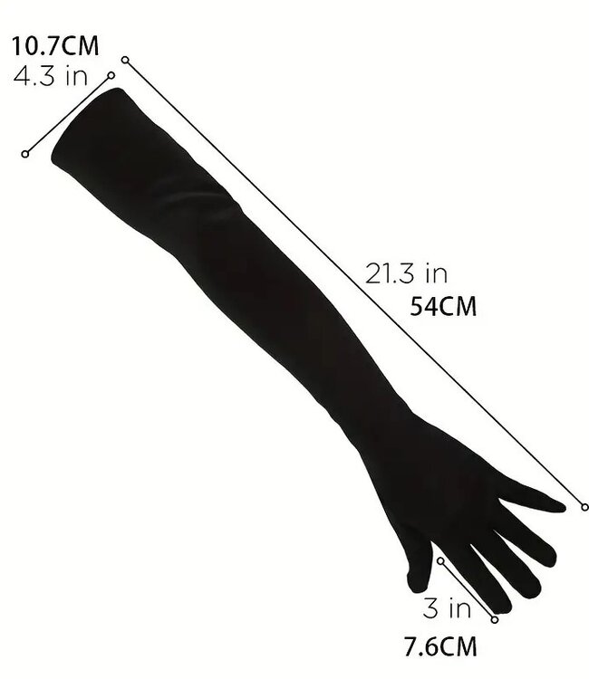 SOSHIN Saint Germain satijnen handschoenen