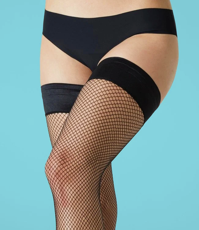 CETTE Bahamas zwarte visnetkousen