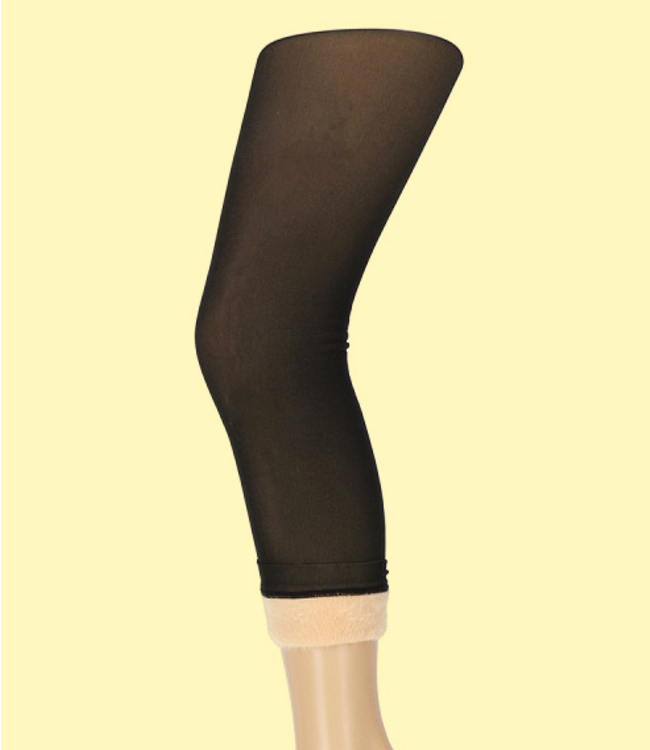 MARIANNE Fleece Inside thermolegging Zwart/nude