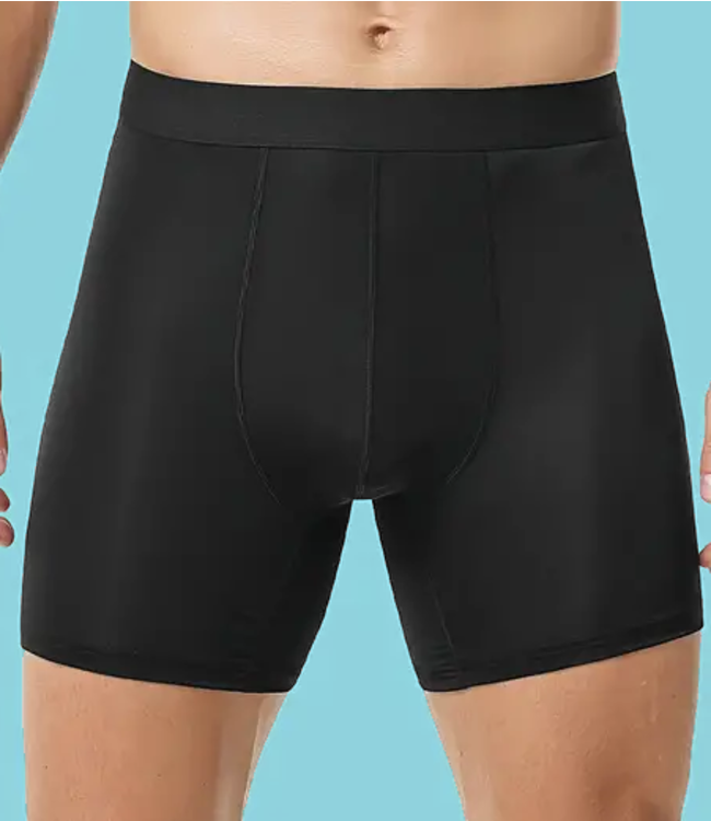 SOSHIN King Satin zwarte, dunne boxershort